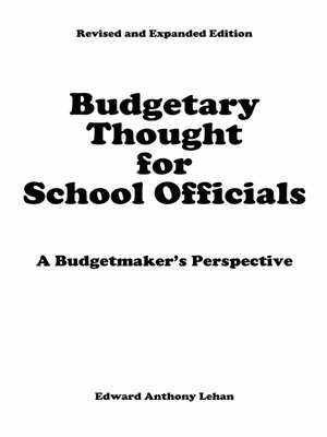 cover image of Budgetary Thought For School Officials